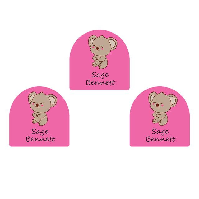 Ladybug Labels - Personalized Shoe Labels - Koala Bear-Pack of 