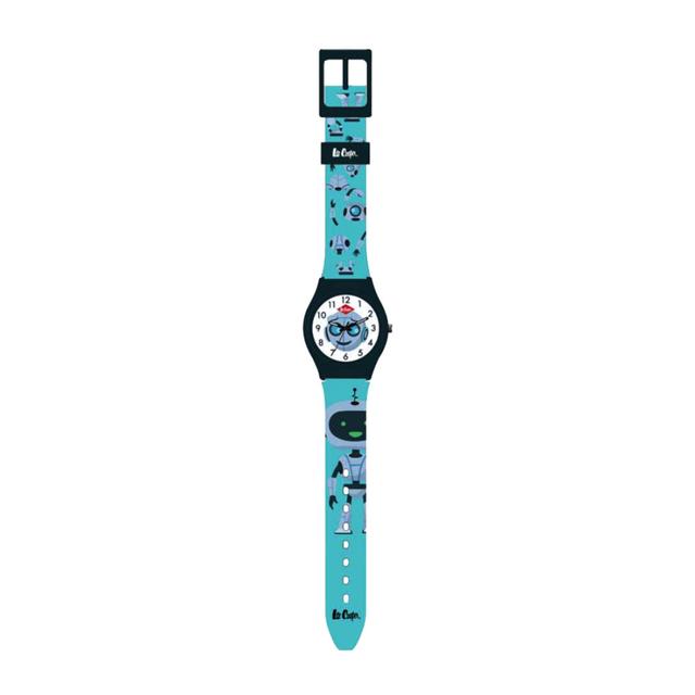 Lee Cooper - Kids Silver Dial Analog Watch - Blue - 34 mm