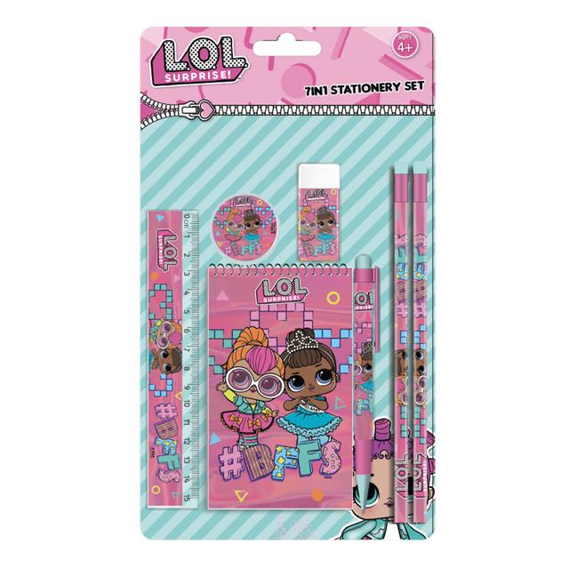 L.O.L. Surprise - Stationery Set - 7pcs