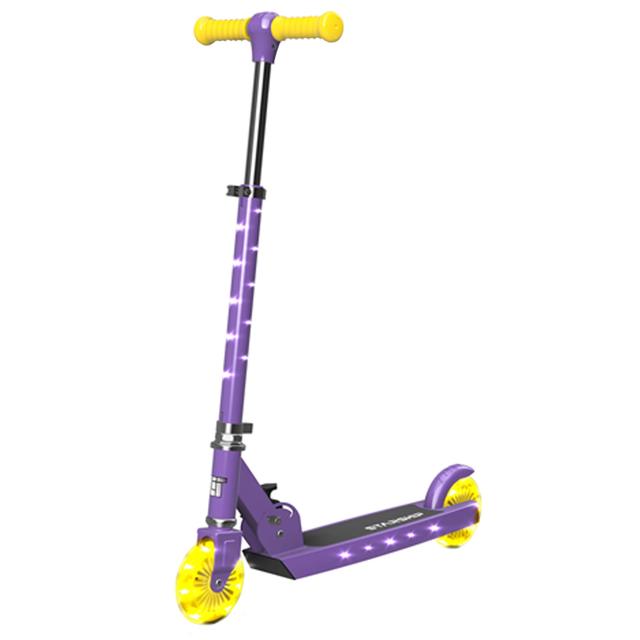 Spartan - Lit Starship LED Light-Up Kick Scooter - Purple Haze