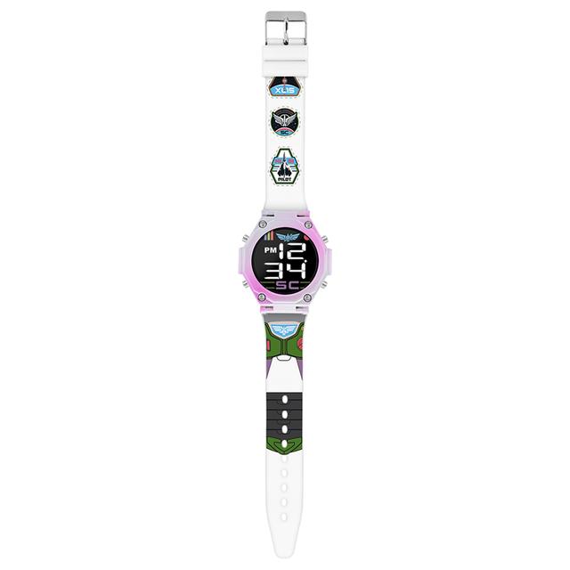 Disney - Buzz Lightyear Flashing LED Watch - White