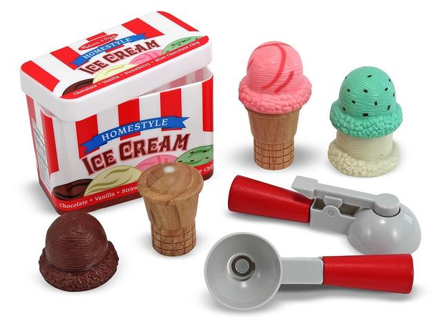 Melissa & Doug Scoop & Stack Ice Cream Cone Play Set