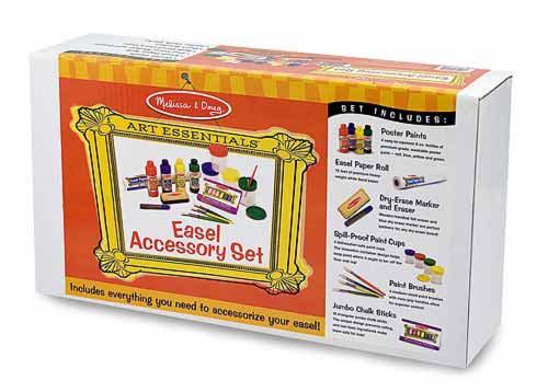 Melissa & Doug Easel Paints & Accessory Set - 29pcs