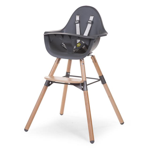 CHILDHOME Evolu 2 Chair with Bumper - Natural / Anthra