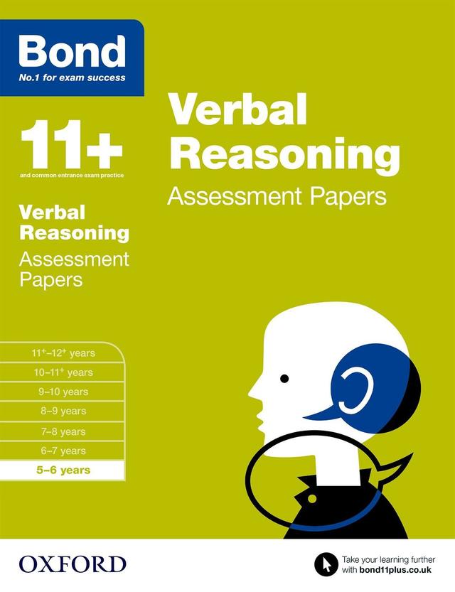 Study Guide Bond 11+ Verbal Reasoning: Papers, 5-6 Years