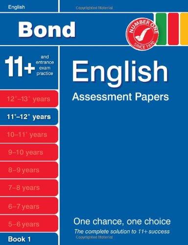 Study Guide Bond 11+-12+ English Assessment Papers Book 1