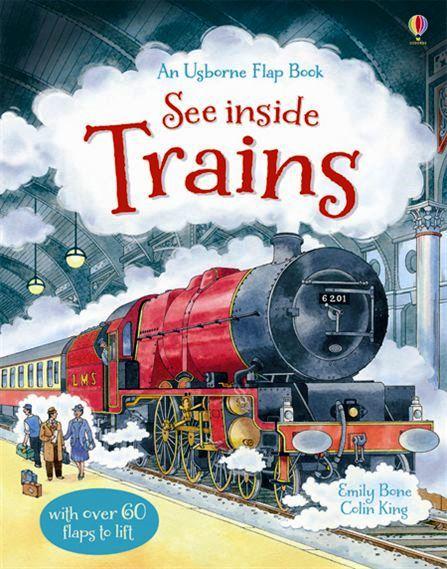 Usborne Books: Flap Book - See Inside Trains