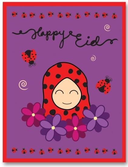 Ladybug Ameena Greeting Cards