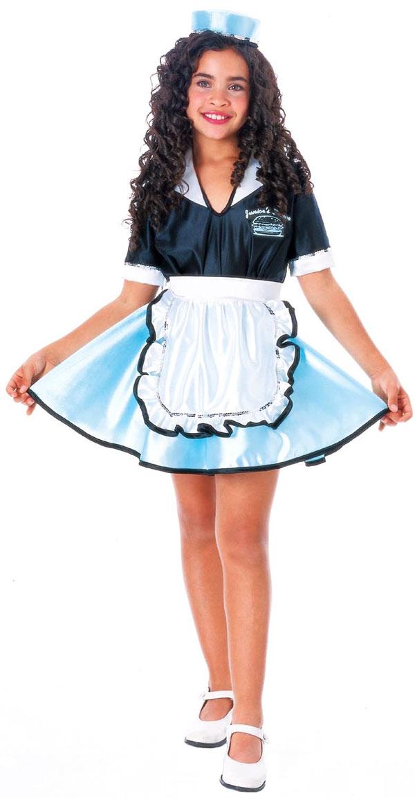 Car Hop Girl 50's Costume