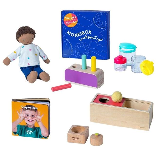 Monkibox - Kids Montessori Playbox - Explore With Me