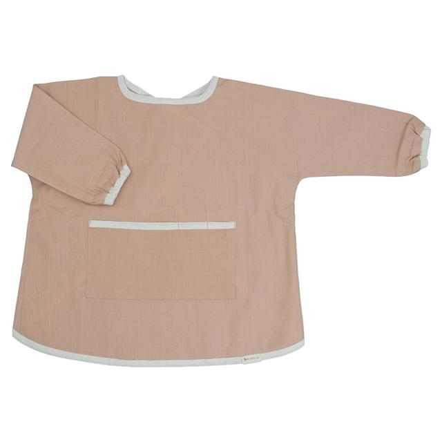 Fabelab - Organic Toddler Overall Bib/Craft Smock - Dusty Rose