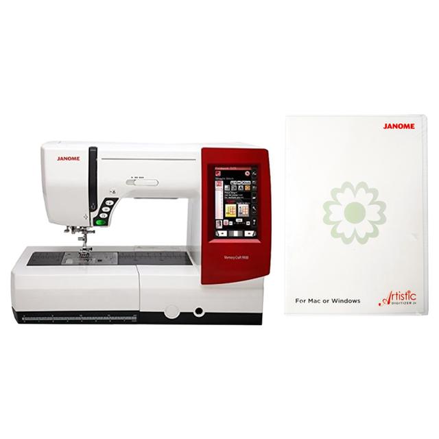 Janome - Memory Craft Mc9900 Sewing & Embroidery Machine - White