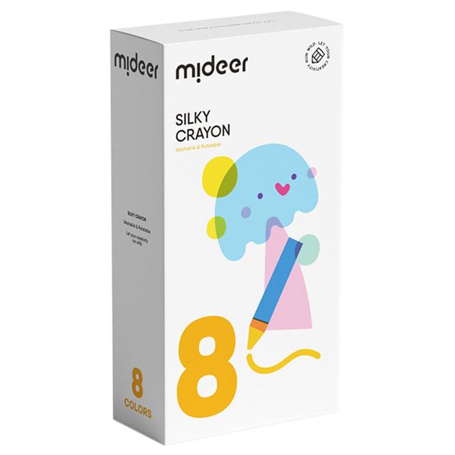 Mideer - Rotary Washable Crayons - 8pcs