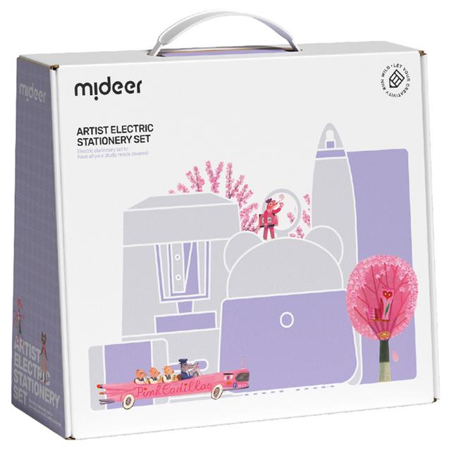 Mideer - Electric Stationery Set - Lilac Purple