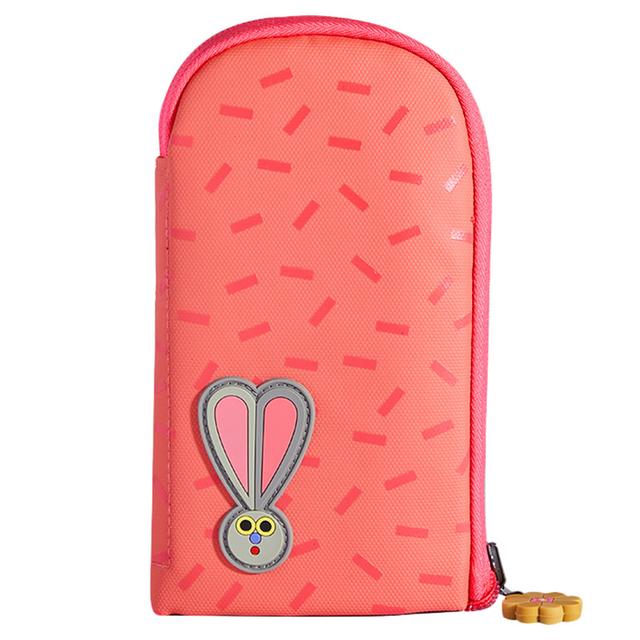 Mideer - Reversible Pencil Pouch - Pink Bunny