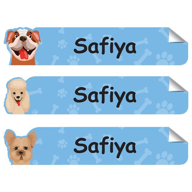 Mylabels - Personalized Labels - Lovely Dogs - Pack of 30 - Large