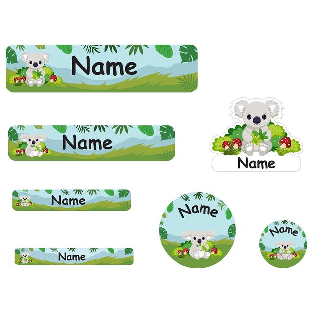 Mylabels - Personalized Labels - Cute Koala - Pack of 107