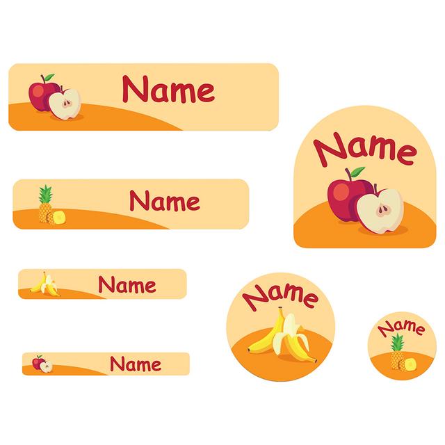 Mylabels - Personalized Labels - Yummy Fruits - Pack of 107