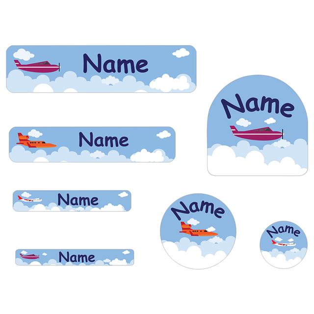 Mylabels - Personalized Labels - Airplane - Pack of 107