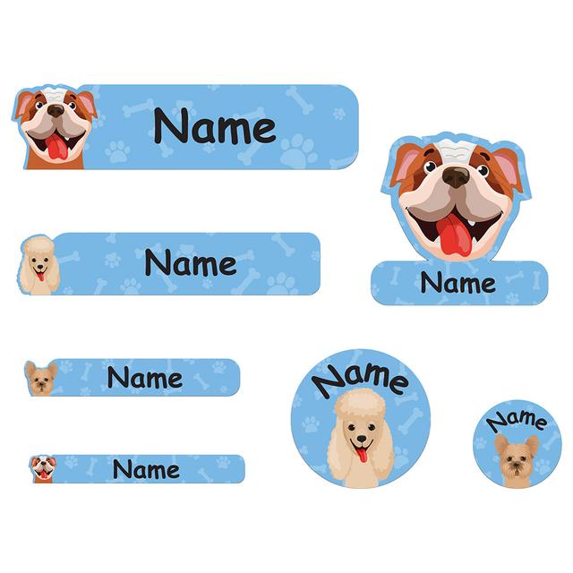 Mylabels - Personalized Labels - Lovely Dogs - Pack of 107