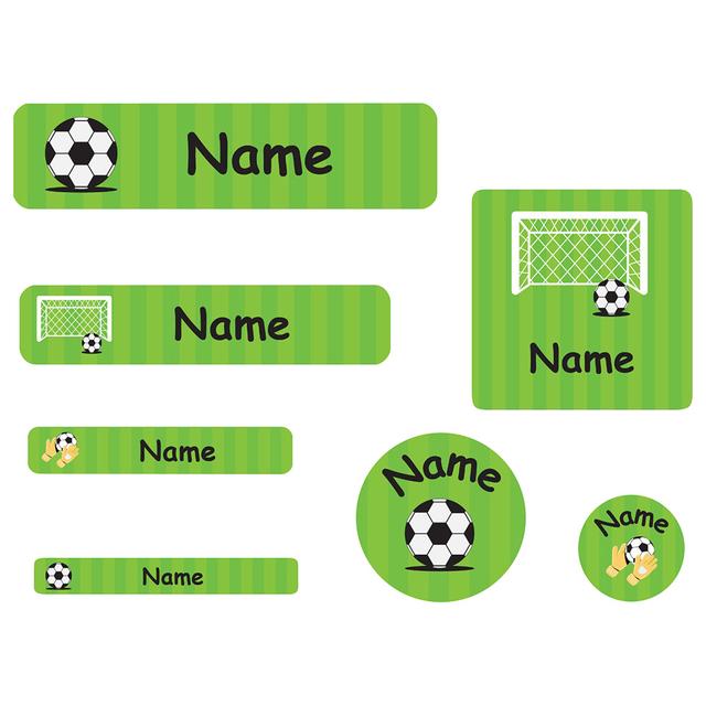 Mylabels - Personalized Shoe Labels - Soccer - Pack of 12