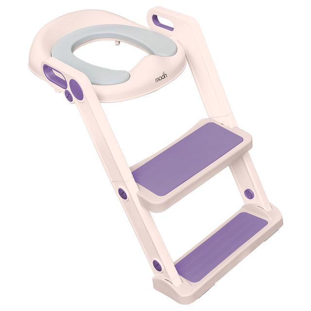 Moon - Step Stool Potty Trainer Seat - Pink/Purple