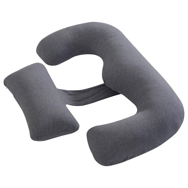 Moon - Multi Position Maternity Pillow w/ Back Support - Grey