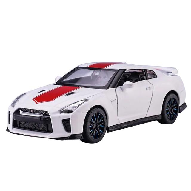 Msz - 1/64 Nissan Gtr Car Die-Cast Replica - White