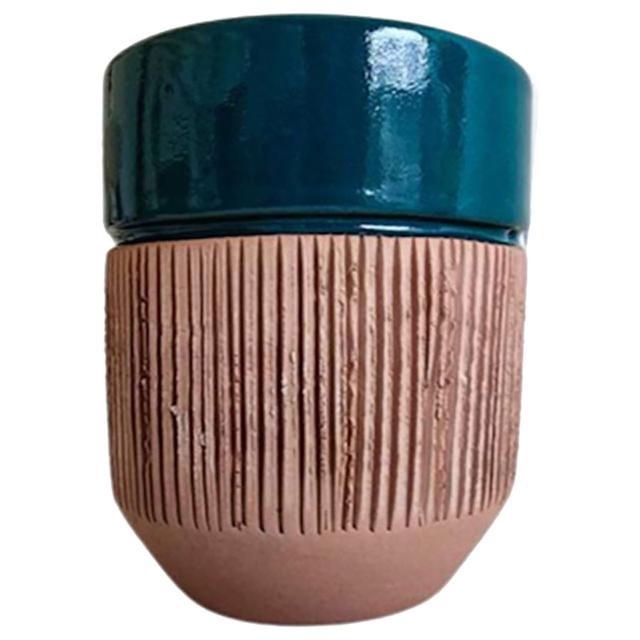 Aiida - Pottery Cup - Teal