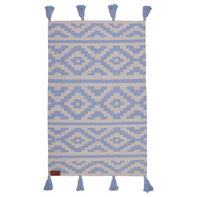 Aiida - Light Sunoon Rug - Blue - Large