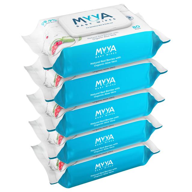 Myya - Baby Wipes - Pack of 5 - 400pcs