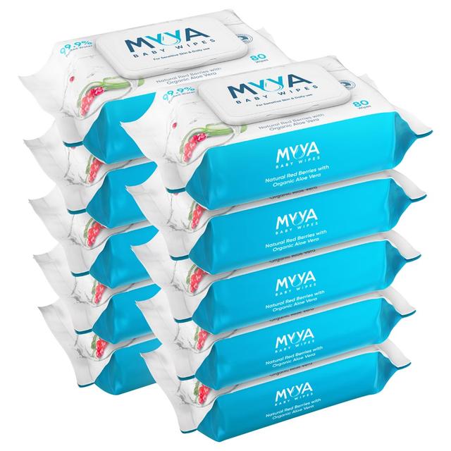 Myya - Baby Wipes - Pack of 10 - 800pcs