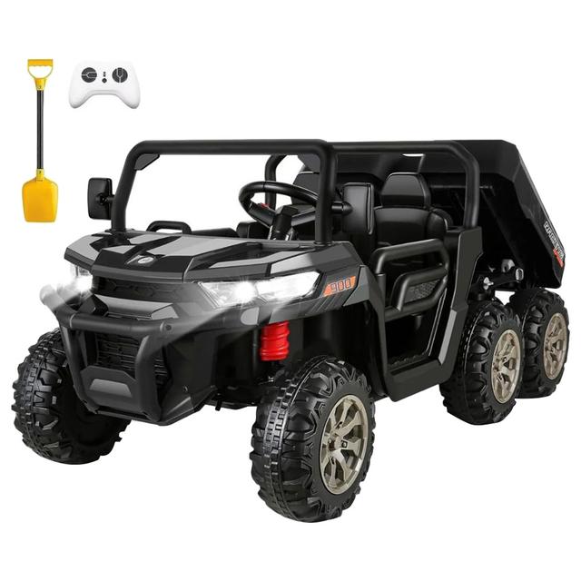 Myts - Power Pickup Adventure Ride On Truck With 6 Wheels - Black