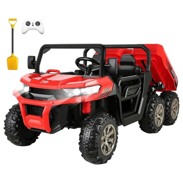 Myts - Power Pickup Adventure Ride On Truck With 6 Wheels - Red