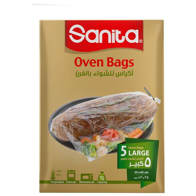 Sanita - Heat Resistant Oven Bag - Large - 5pcs