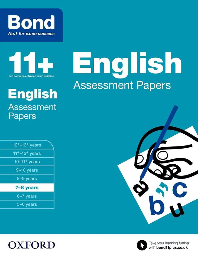 Bond 11+ Assessment Papers English 7-8 Years