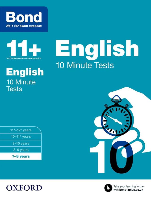 Bond 11+ 10 Minute Tests English 7-8 Years