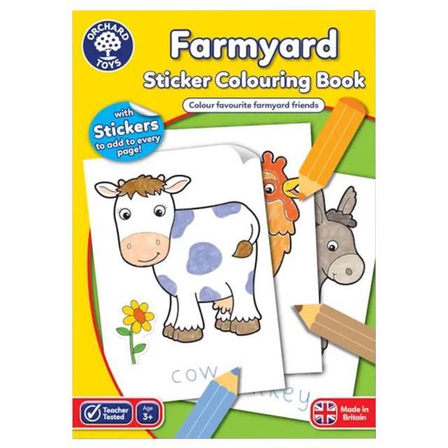 Orchard - Farmyard Sticker Colouring Book