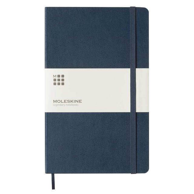 Moleskine - Classic Ruled Hard Cover Notebook - Sapphire Blue - L