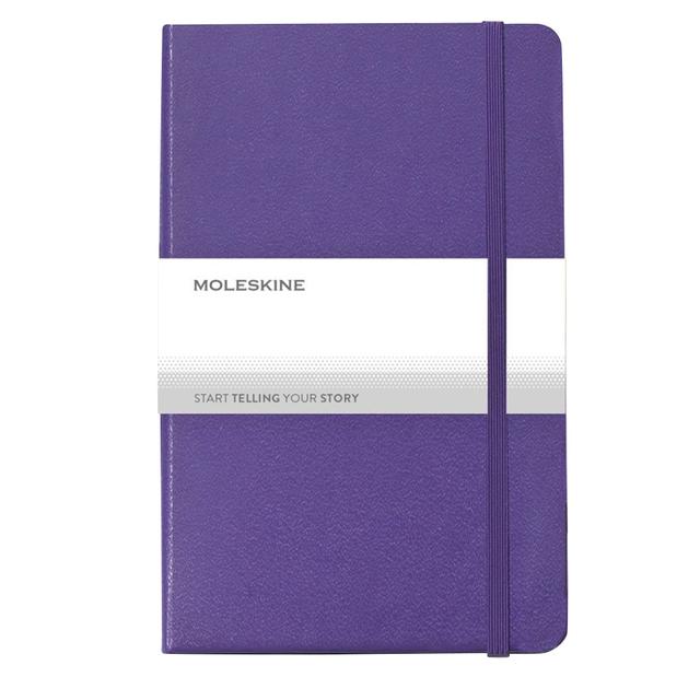 Moleskine - Classic Hard Cover Notebook - Brilliant Violet - L