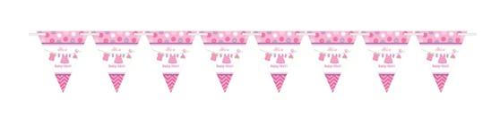 Shower With Love-Girl Pennant Banner