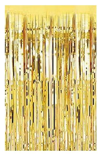 Gold Metallic Curtain