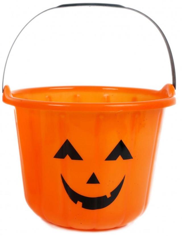 Orange Pumpkin Bucket