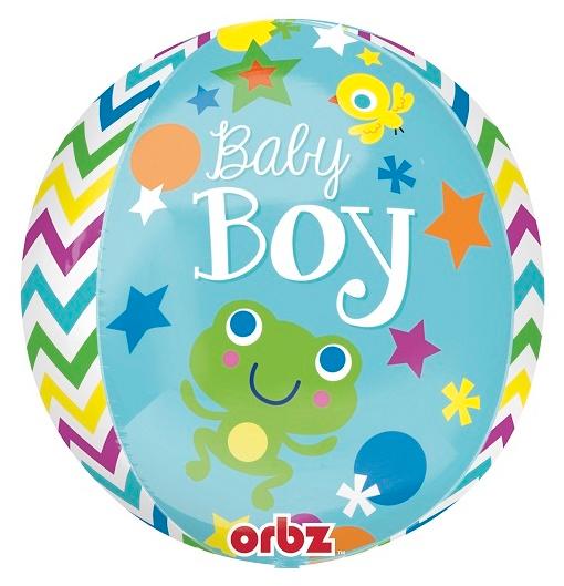 Sweet Baby Boy Orbz Balloon