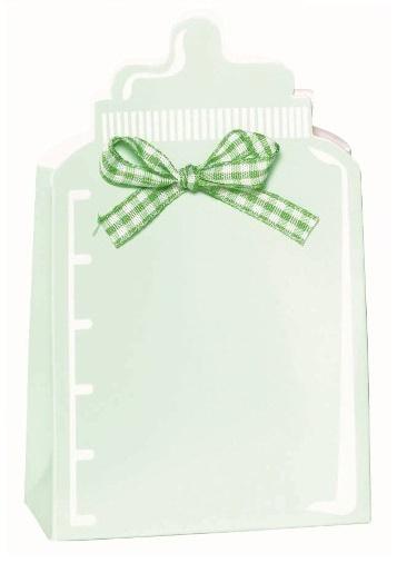 Green Bottle Baby Shower Favor Boxes