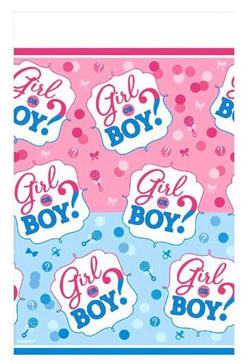 Girl Or Boy? Plastic Tablecover