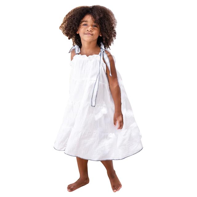 Maxims - Girls Mia Dress - White