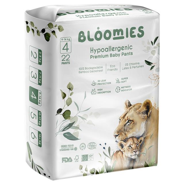 Bloomies - Premium Baby Pants - 9-14 kg - Size 4 - 22pcs