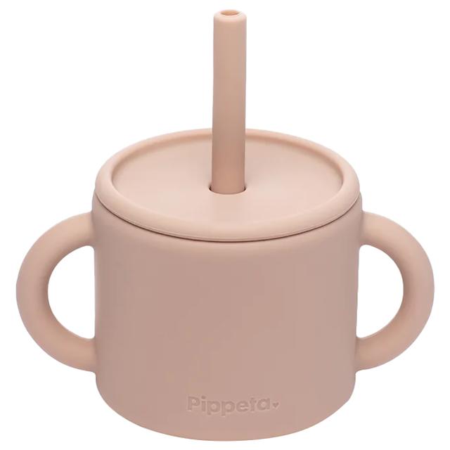 Pippeta - Silicone Cup & Straw - Ash Rose