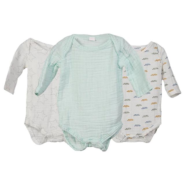 Prokids - 3pc-Set - Baby Muslin Bodysuits